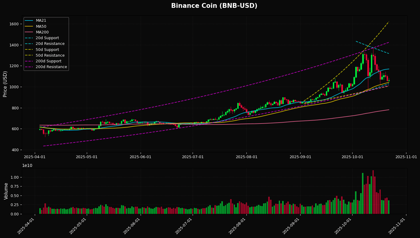 Binance Coin Daily Chart