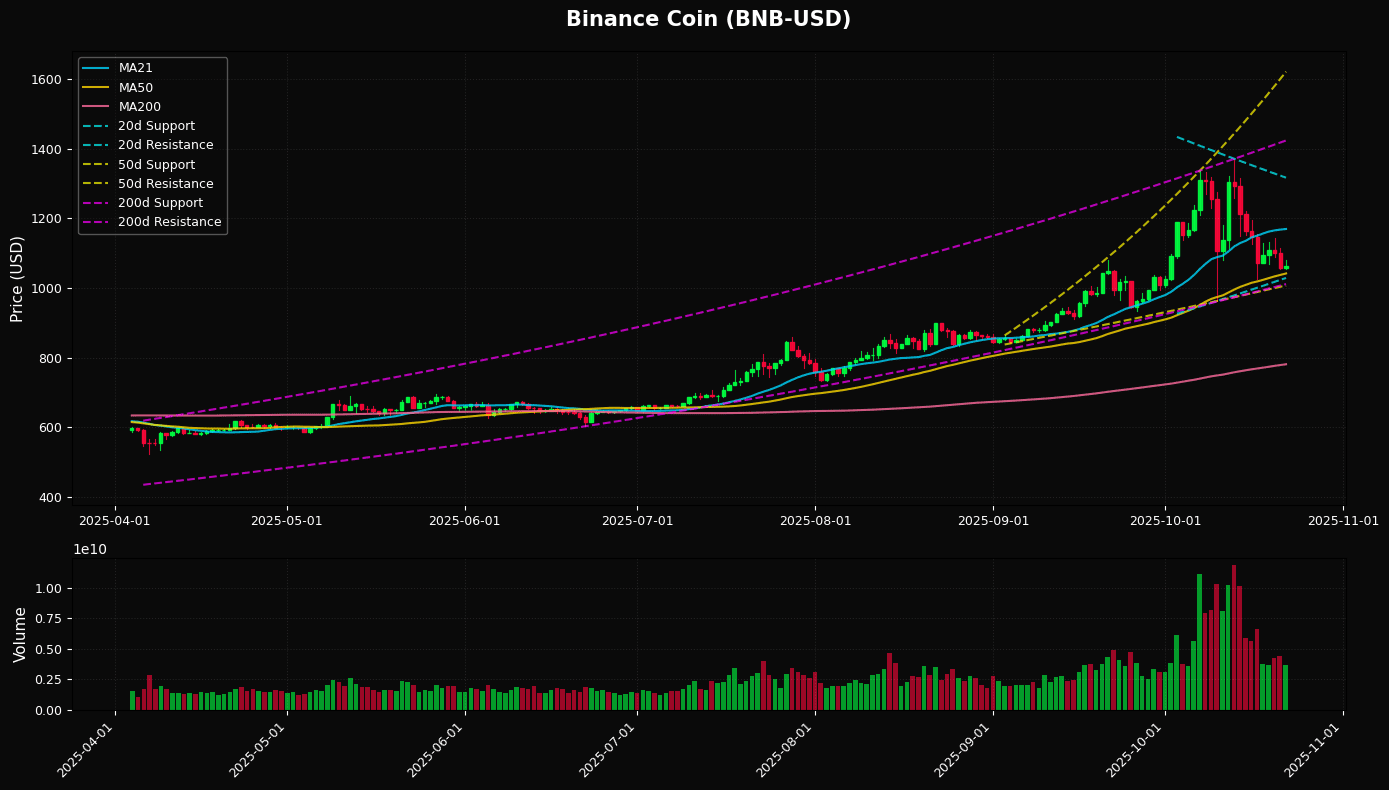 Binance Coin Daily Chart