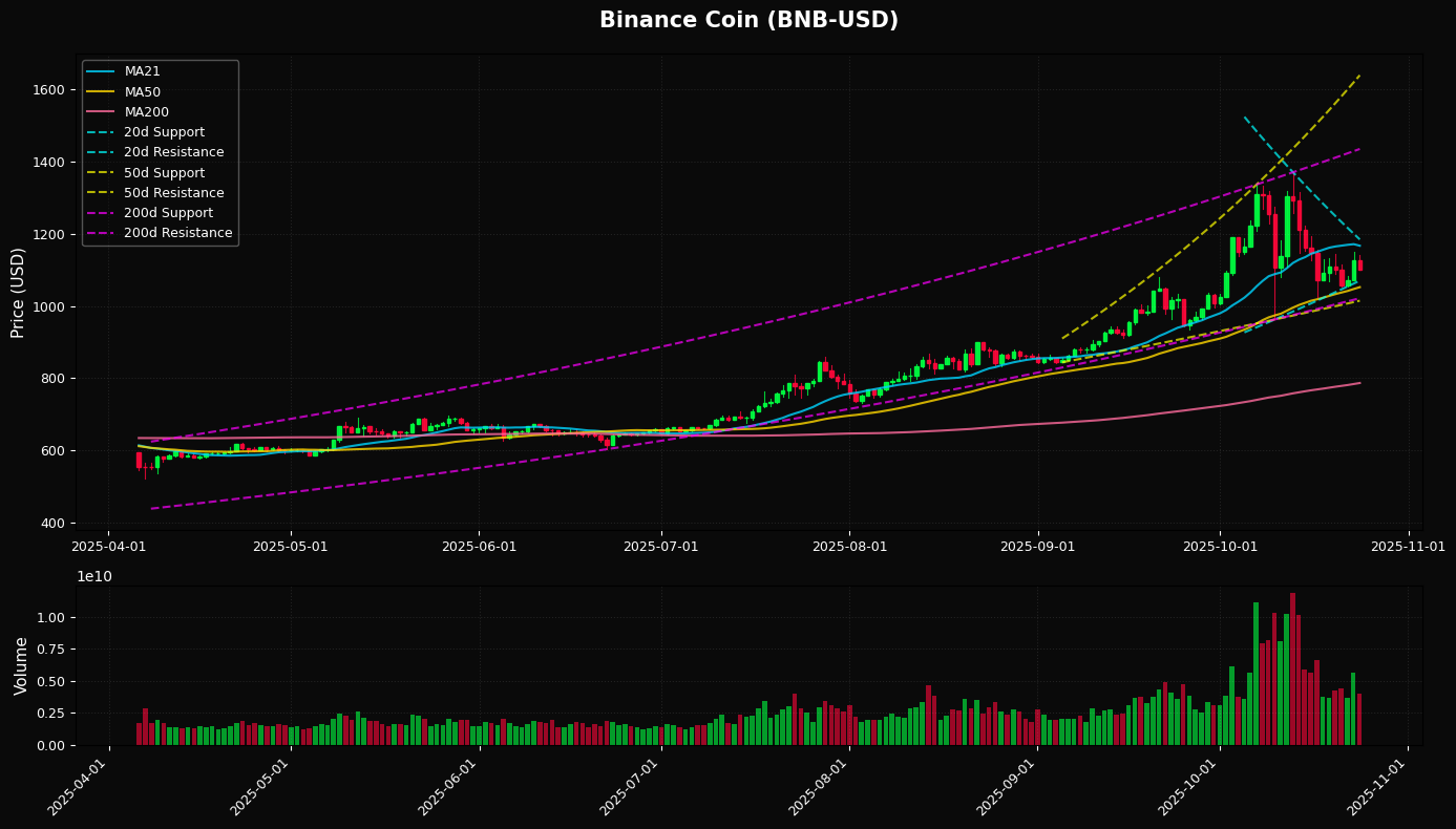 Binance Coin Daily Chart